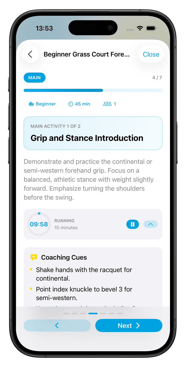 On-Court Coaching Tools