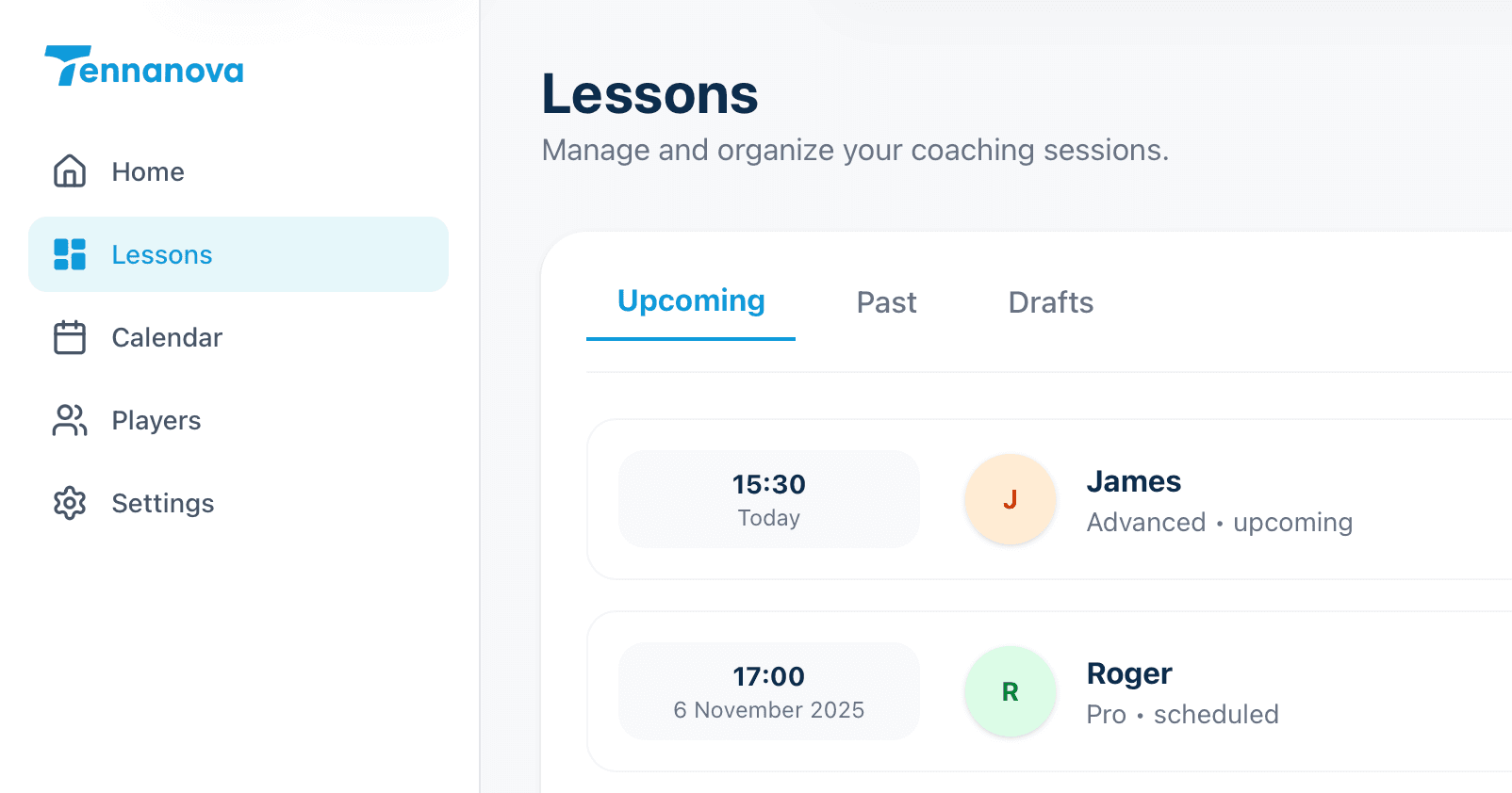 Tennova Web Client Preview
